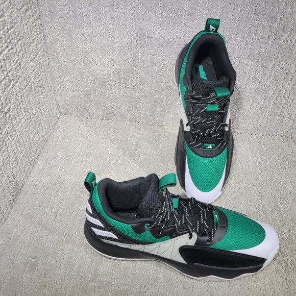 Adidas Dame Extply 2.0 Men's US 13 Court Green Black Basketball Sneakers ID1808 - Picture 4 of 12